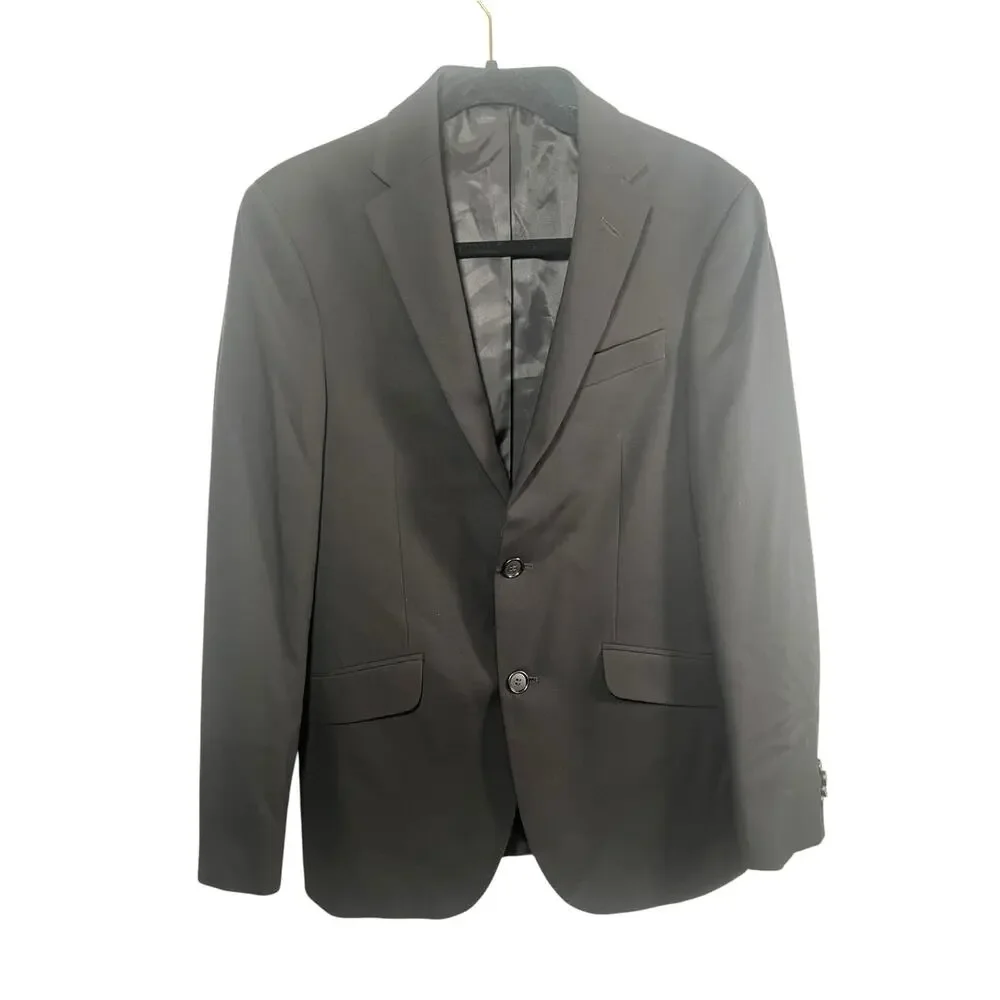 Kenneth Cole Reaction Men's 36R Black Techni-Cole Classic Slim Fit Suit Jacket